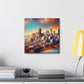 "Urban Dreamscape Unveiled" - Canvas