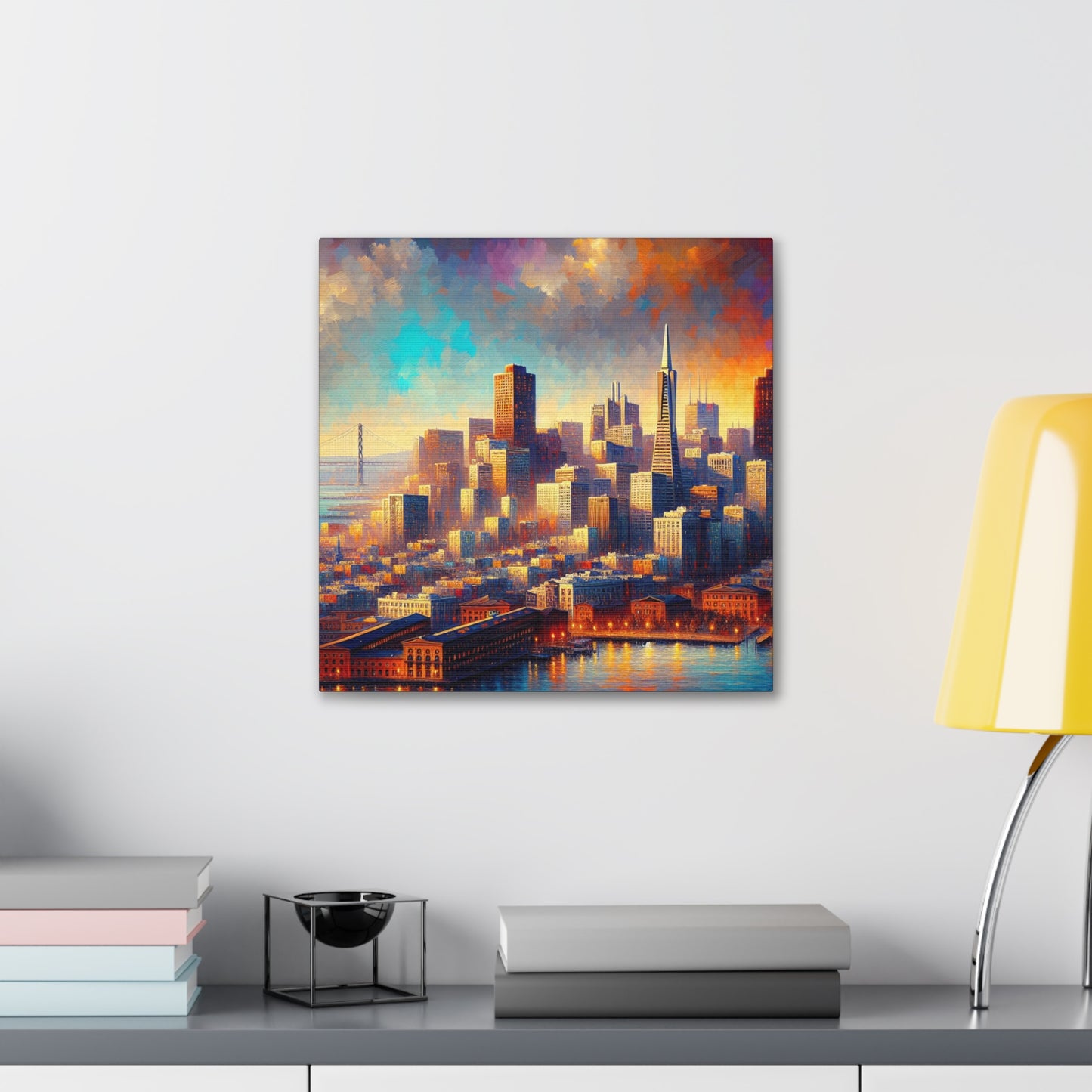 "Urban Dreamscape Unveiled" - Canvas