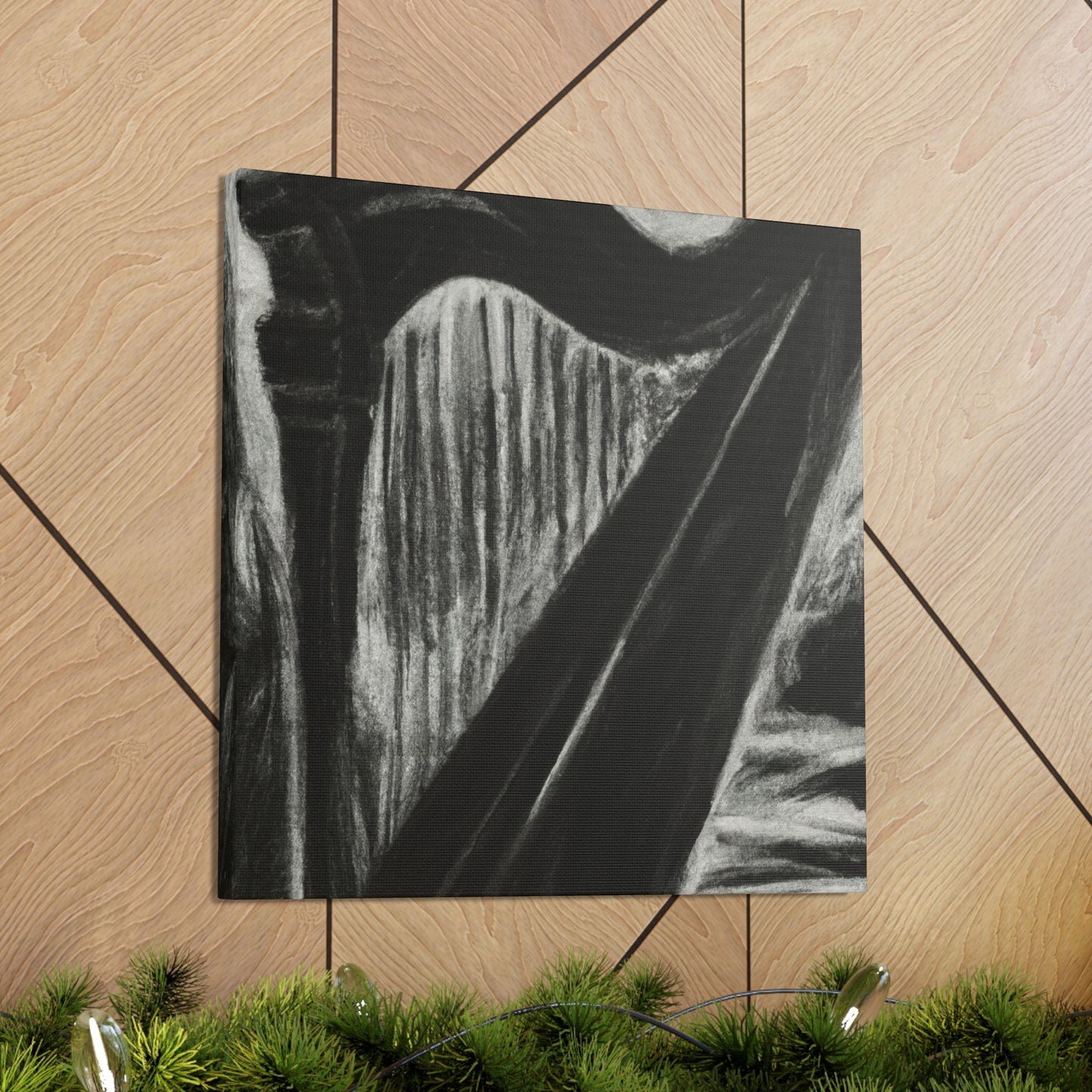 "Harping on Abstraction" - Canvas