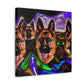 "German Shepherd Dreamscape" - Canvas