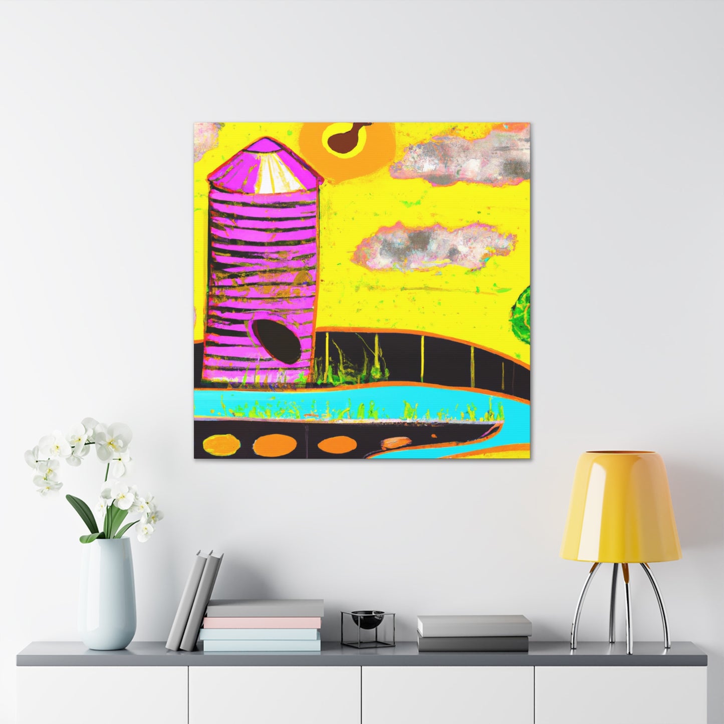 Silo of Colorful Dreams - Canvas