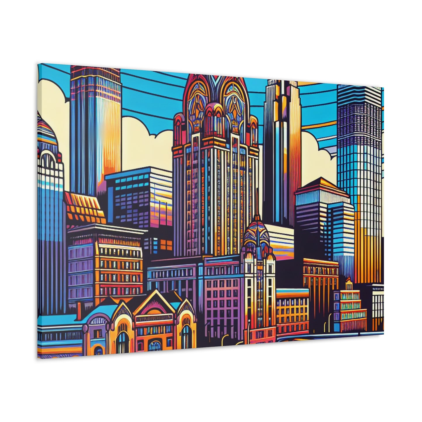 "Enchanting Minneapolis Elegance" - Canvas