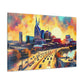 "Melodic City Colors" - Canvas