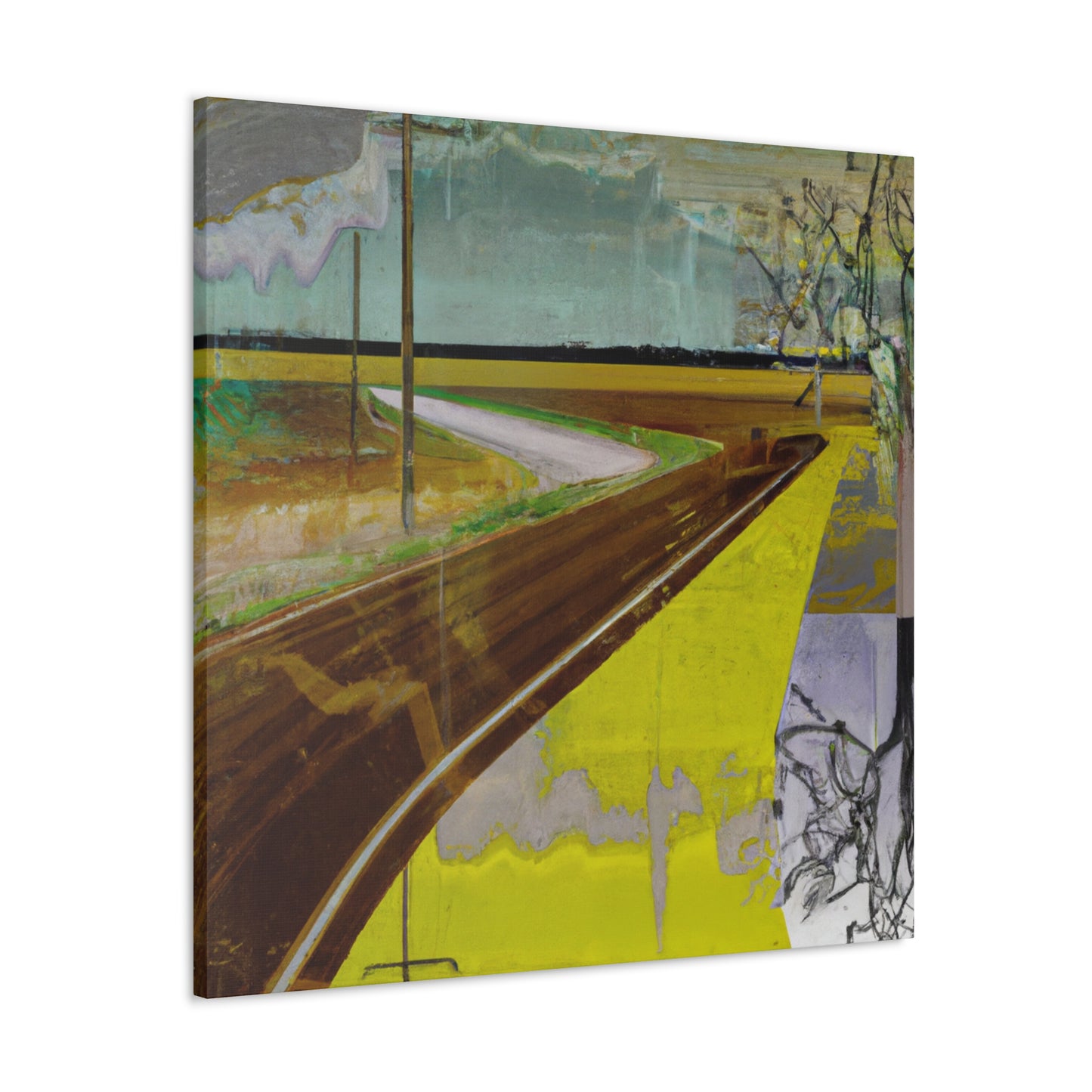 "Country Road Dreamscape" - Canvas