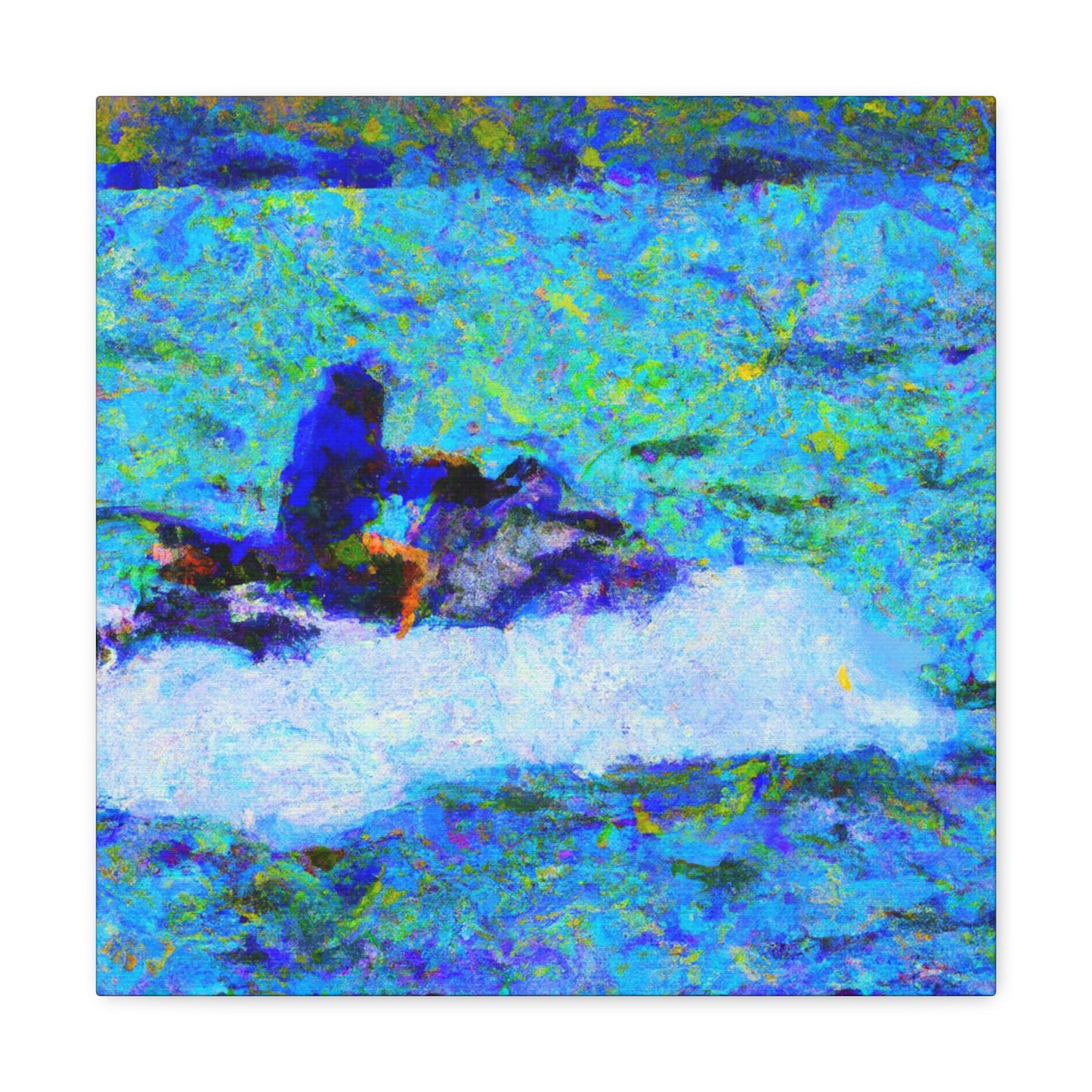 "Jet Skiing Impressionism" - Canvas