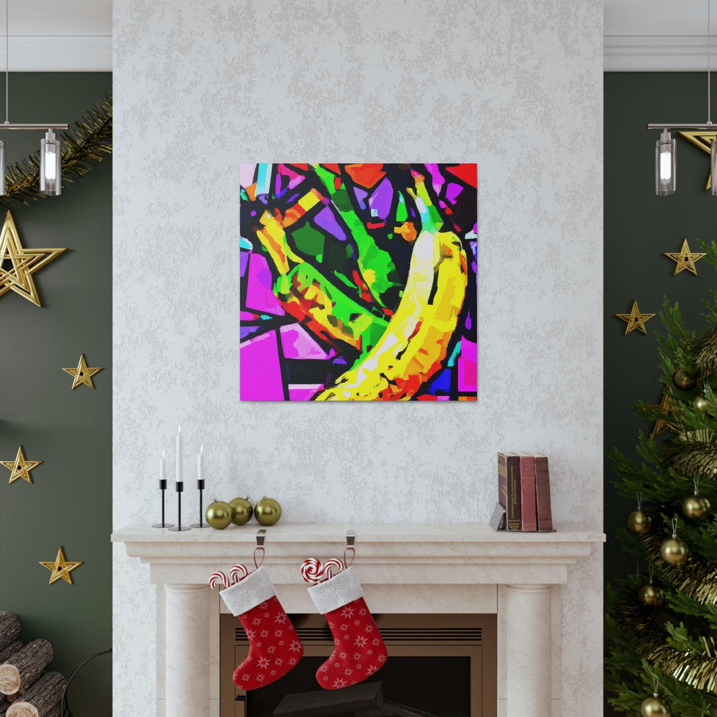 Bananna Pop Explosion - Canvas