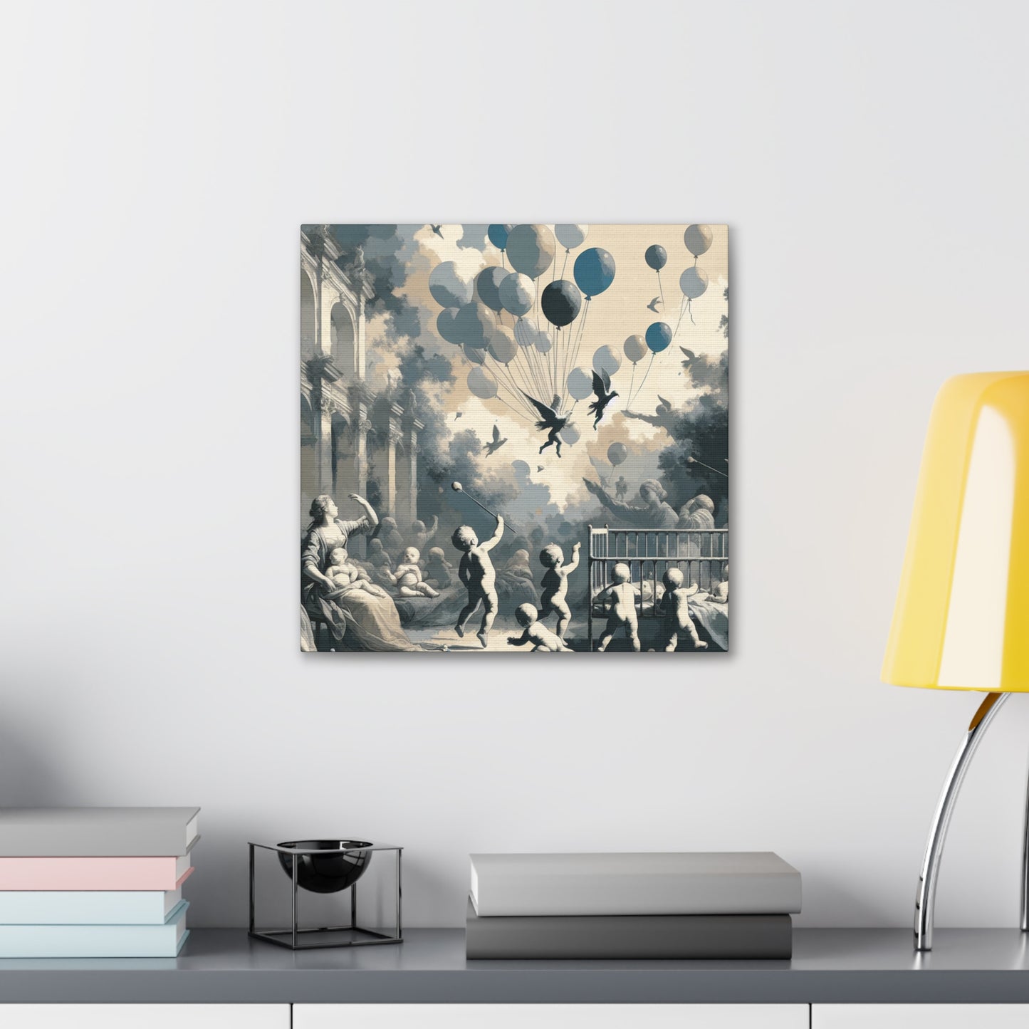 "Enchanted Balloon Bouquet" - Canvas