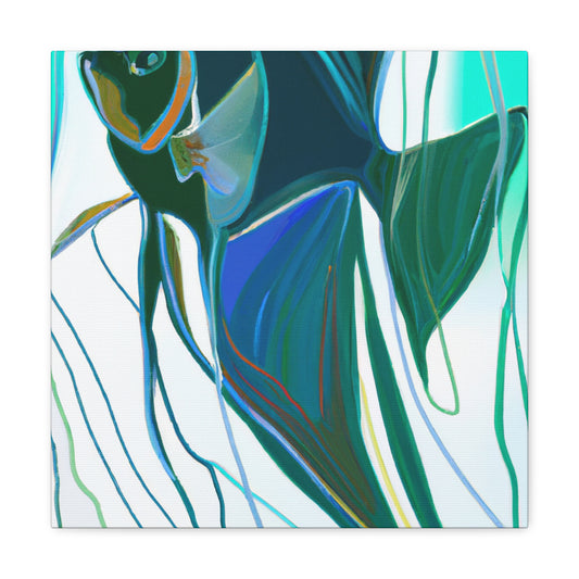 Glow of Angelfish Beauty - Canvas