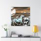 Cowboy Herd Dreamscape - Canvas