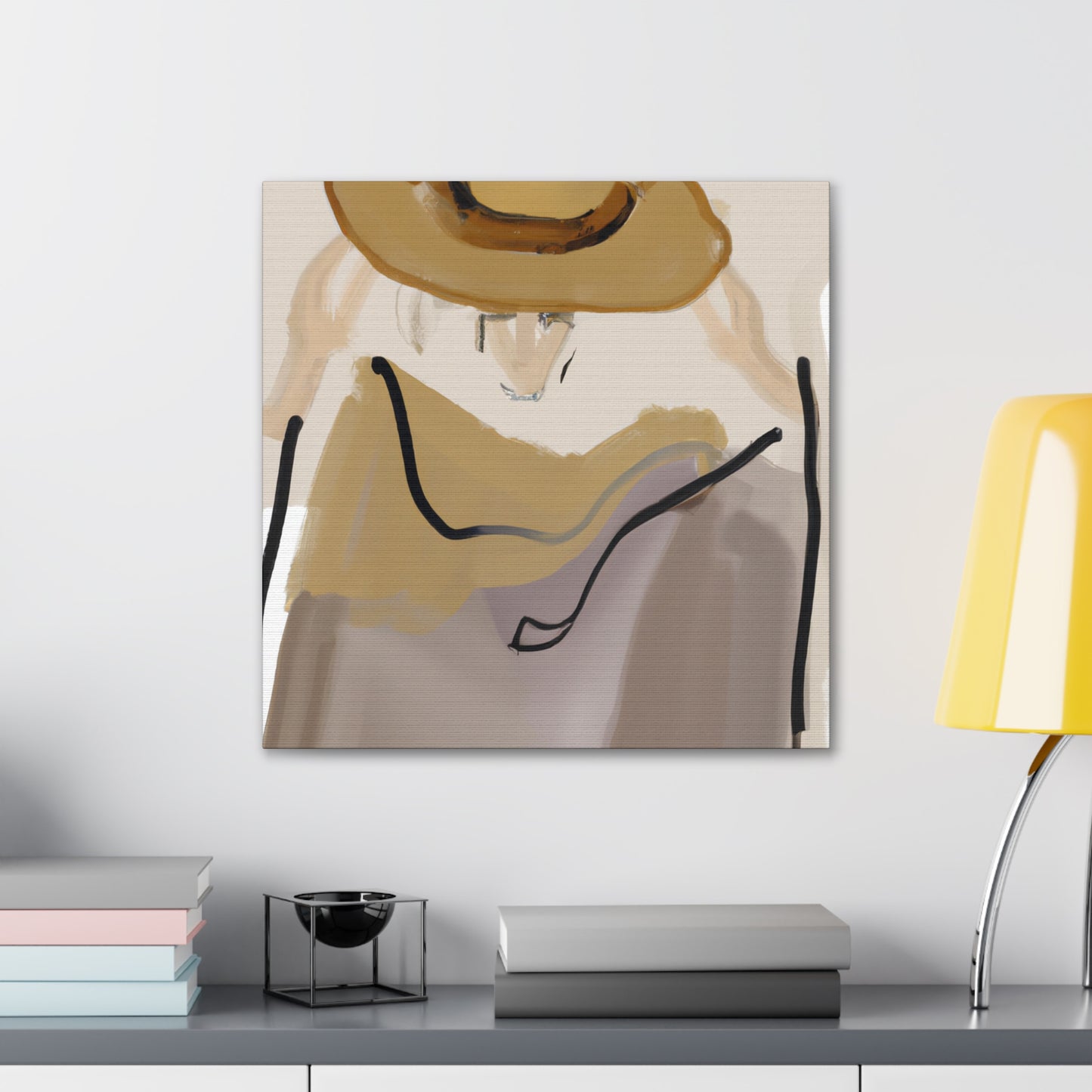 Cowboy Hat Reflection - Canvas