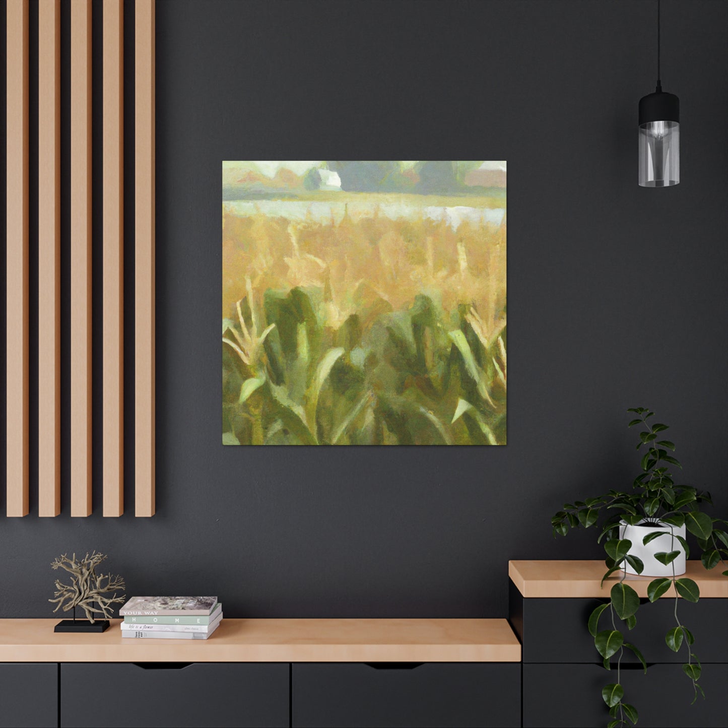 Golden Corn Abundance - Canvas