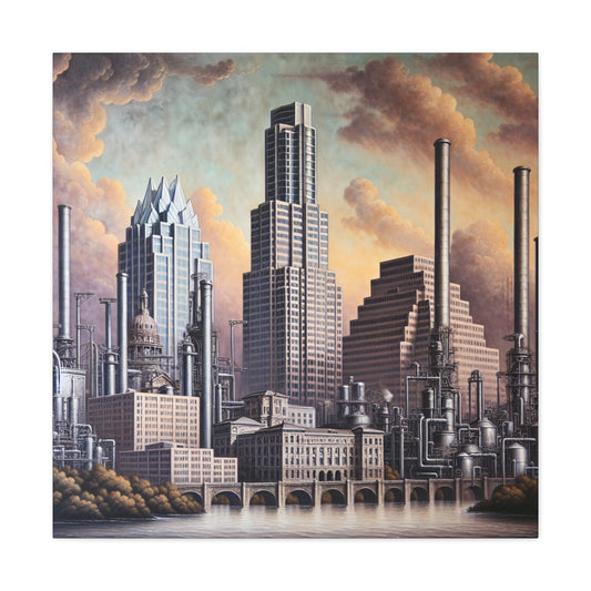 "Enchanted Texan Capital" - Canvas