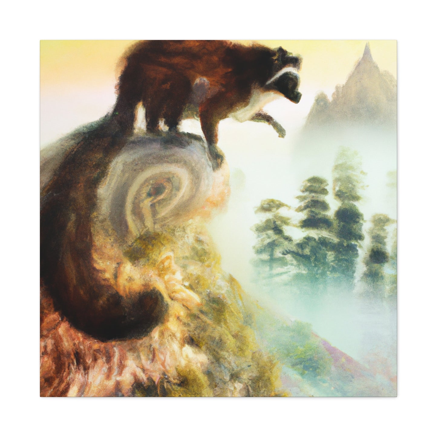 Skunk In Intuition - Canvas