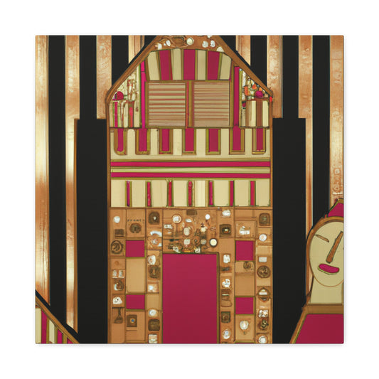 "Gingerbread Palace Dream" - Canvas