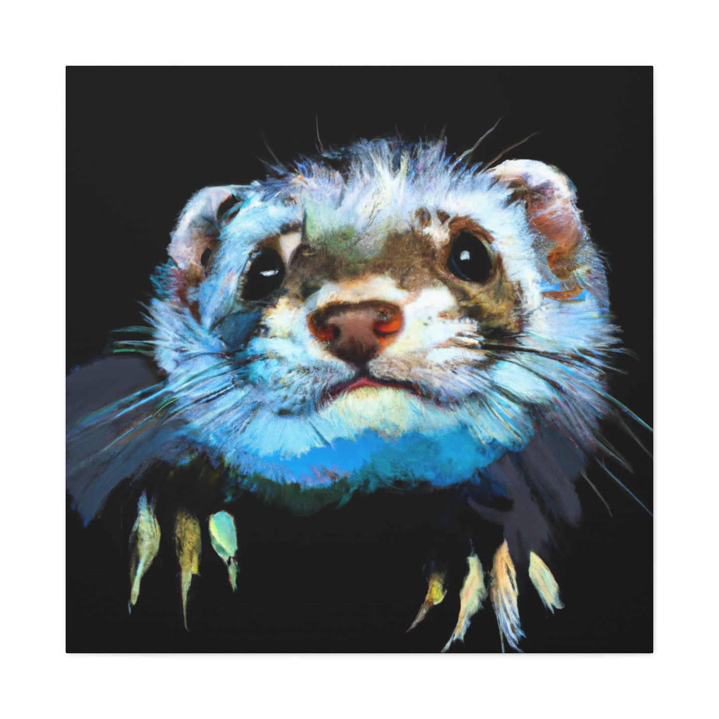 Ferret in Flux - Canvas