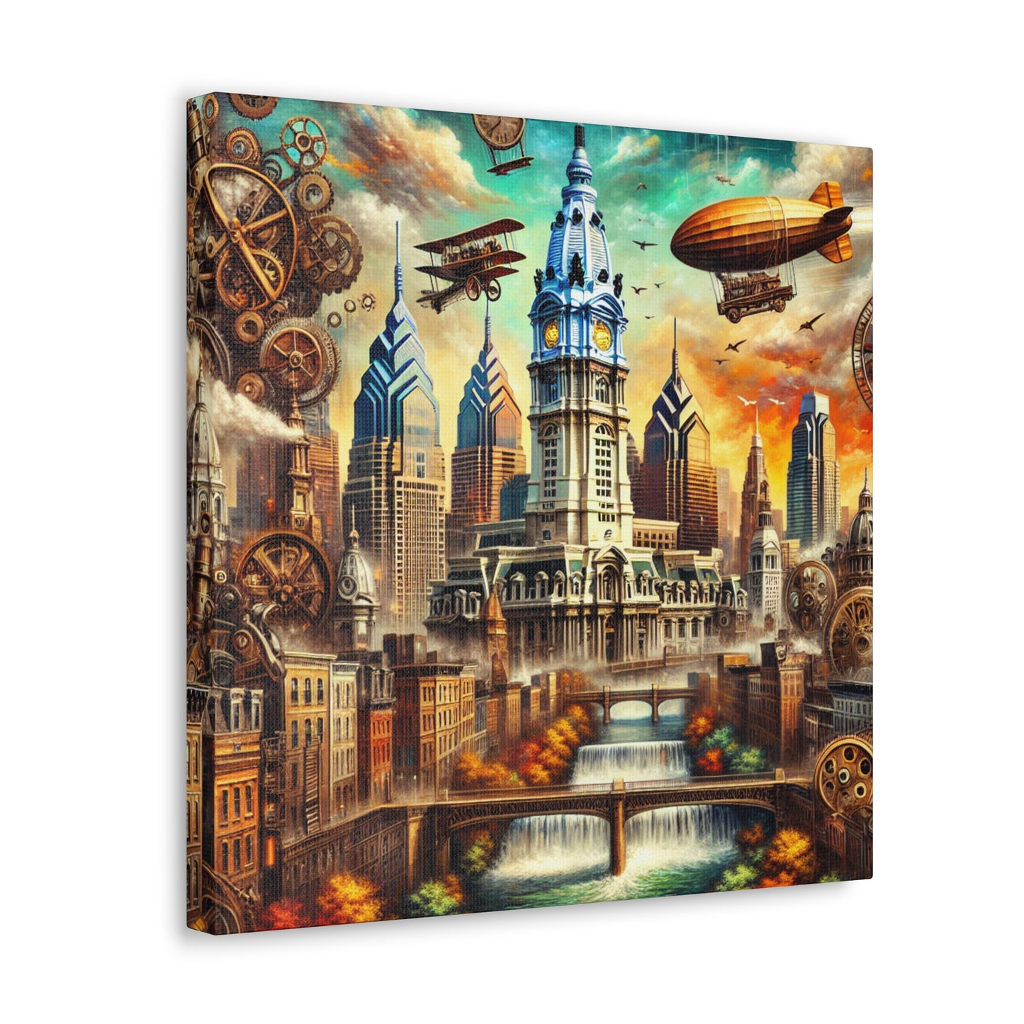 "Phantom Steam City" - Canvas