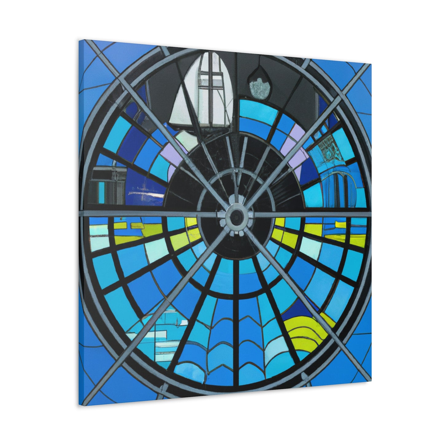 "Charted Seas of Deco" - Canvas