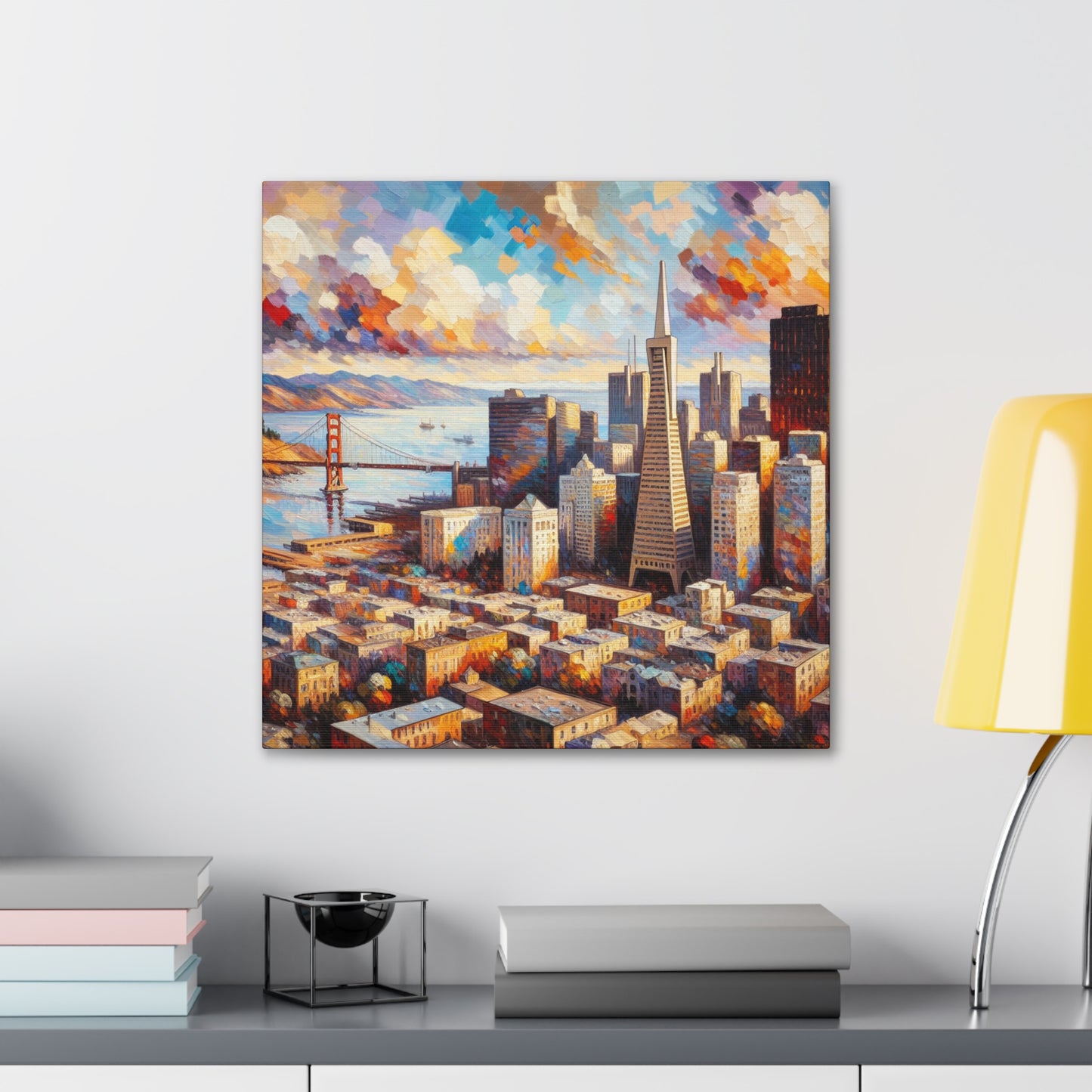 "Vibrant San Francisco Harmony" - Canvas