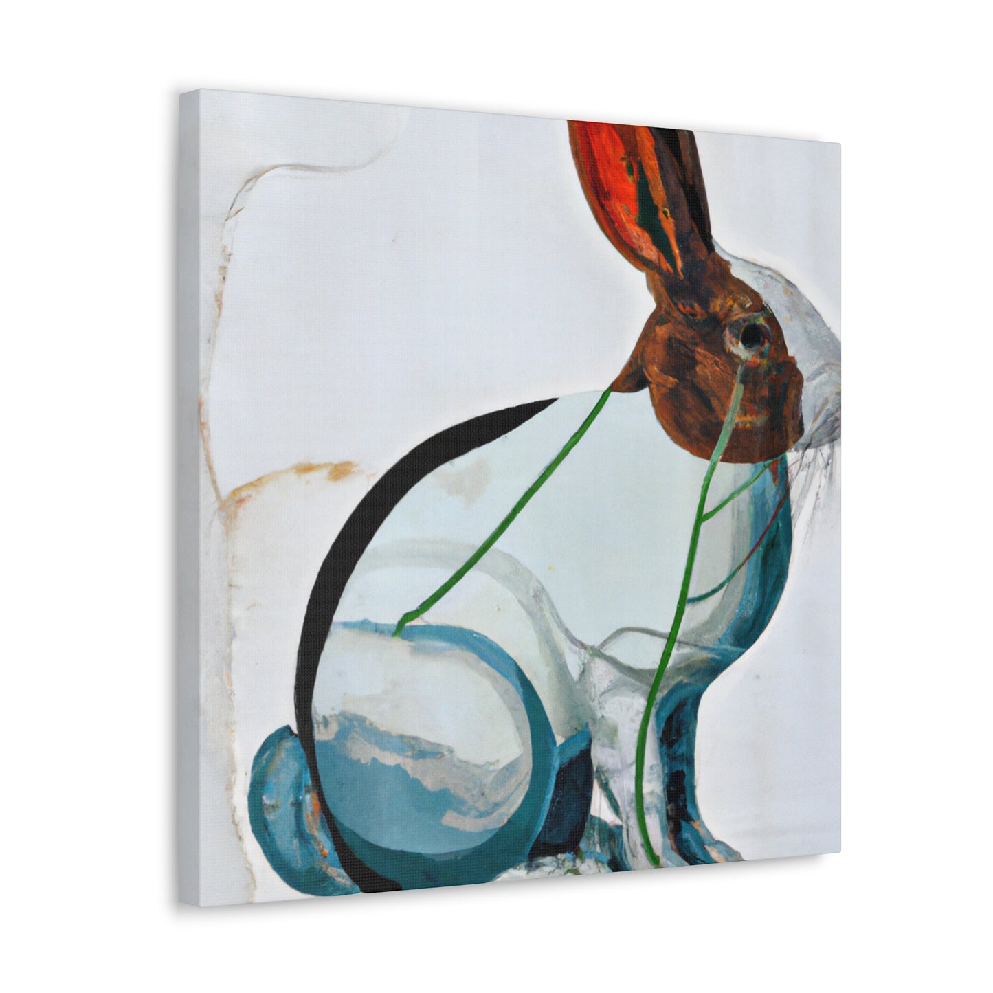 "Rabbit in Art Deco" - Canvas