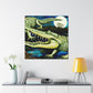 Crocodile in the Clouds - Canvas