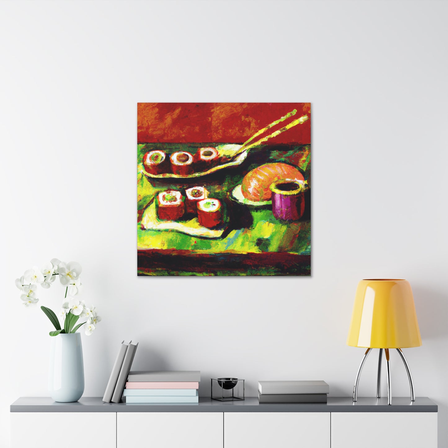 "Delightful Sushi Delight" - Canvas