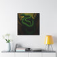 The Green Tree Python is a species of snake native to Southeast Asia, Australia, and surrounding areas, known for its striking colour and intricate markings. During the 1920s, Green Tree Pythons were popular among Art Deco stylists, who - Canvas