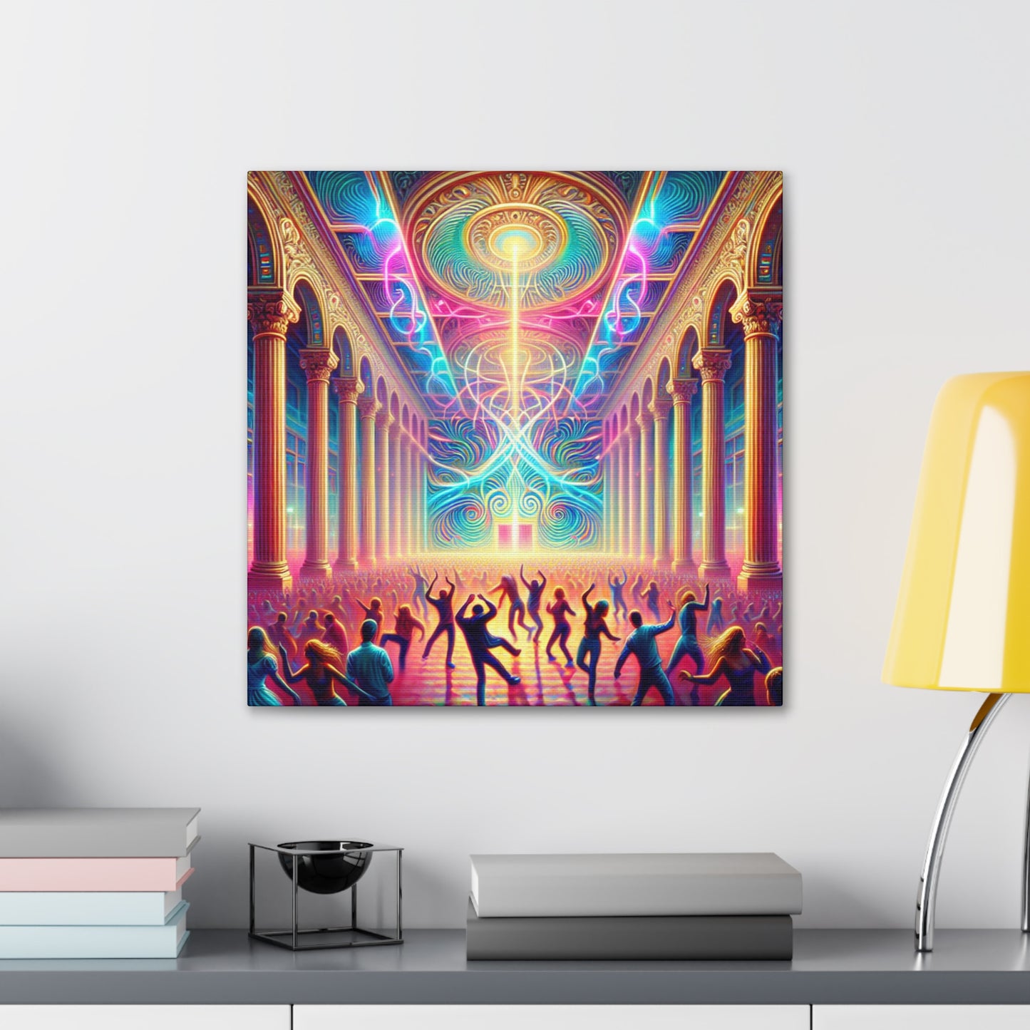 Euphoric Midnight Revelry - Canvas