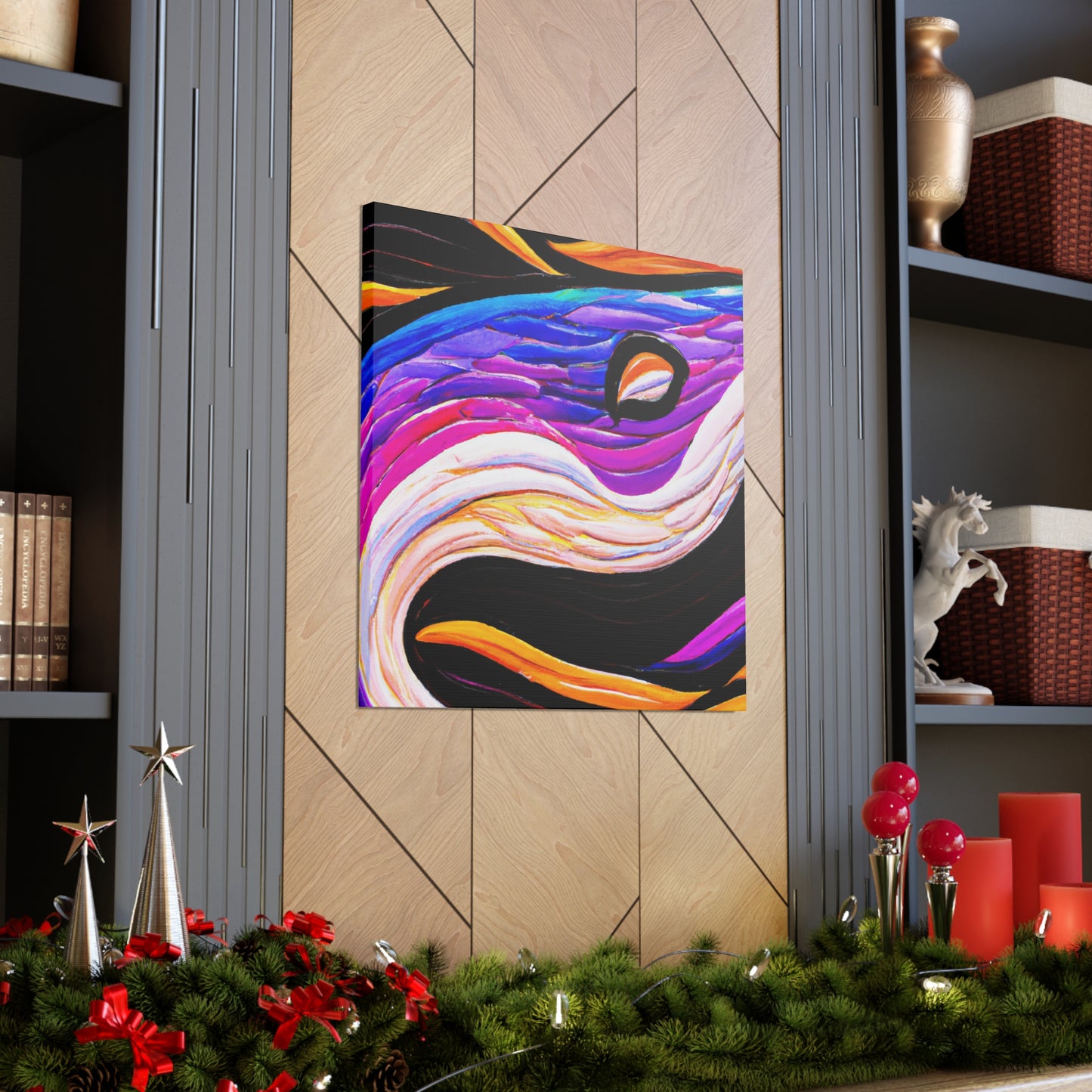 "Eel Art Deco Dream" - Canvas