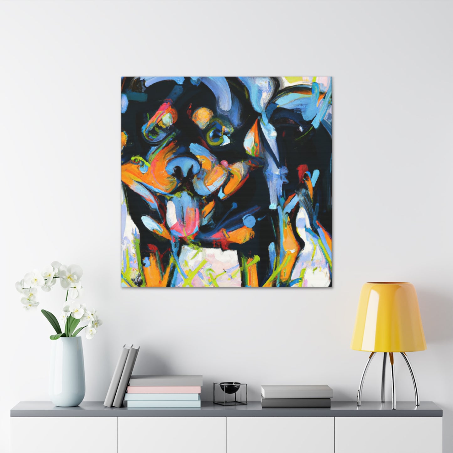 Rottweiler Reverie - Canvas