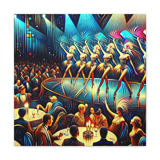 "Ecstatic Cabaret Serenade" - Canvas