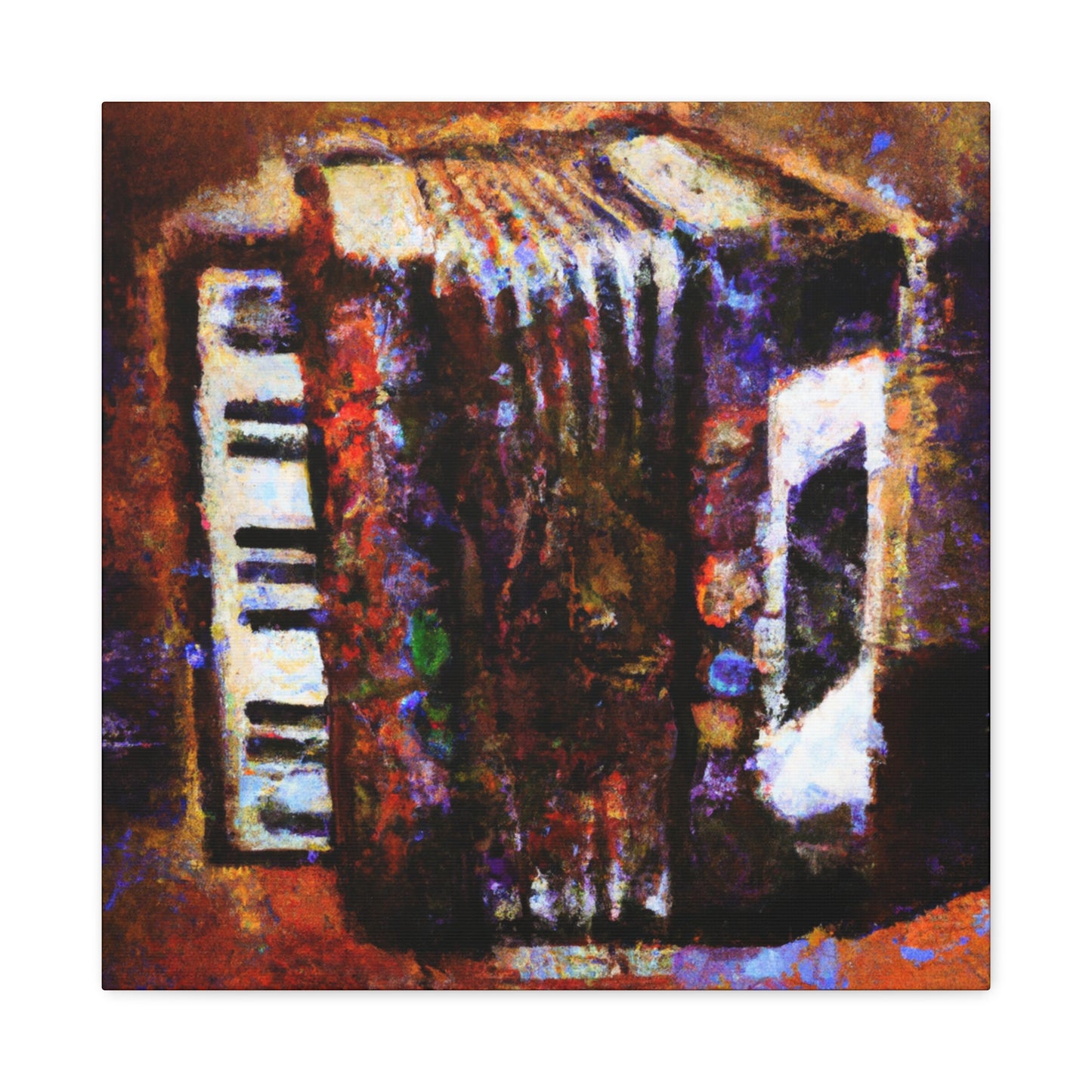 Accordion Impressionism - Canvas