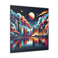 Neon Mirage Nights - Canvas