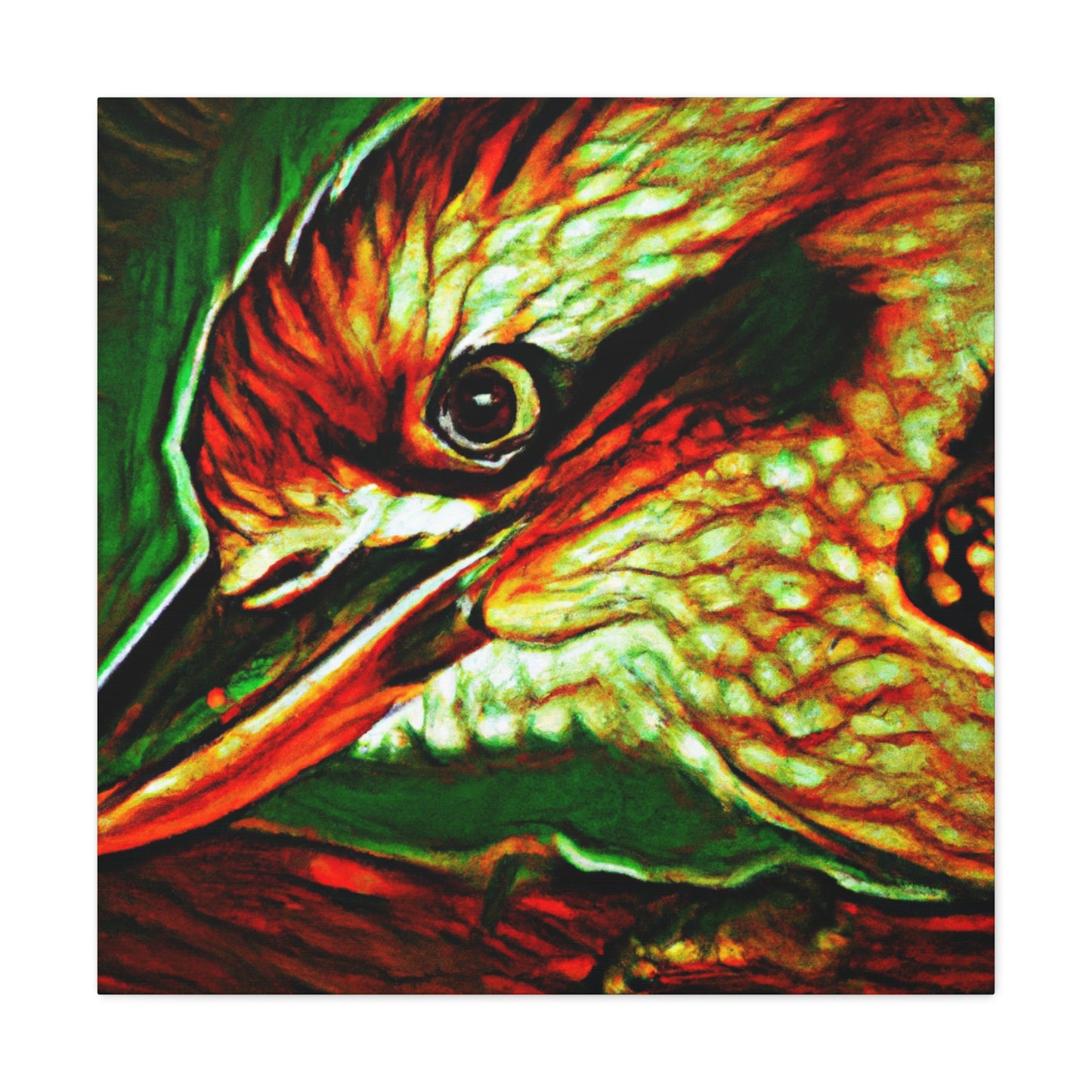 Kookaburra in Flight - Canvas