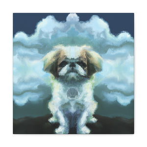 "Pekingese in Wonderland" - Canvas