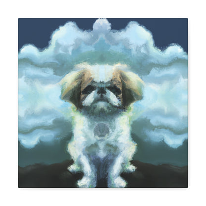 "Pekingese in Wonderland" - Canvas