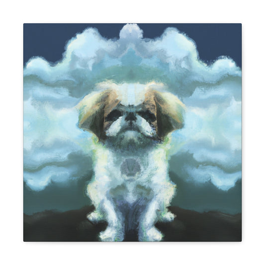 "Pekingese in Wonderland" - Canvas