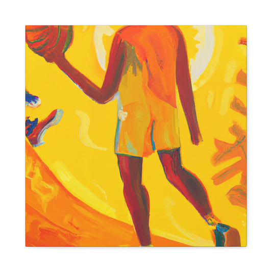 "Basketball Serenely Surreal" - Canvas