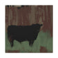 "Black Angus Reflection" - Canvas