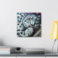 Snow Leopard Surrealism - Canvas