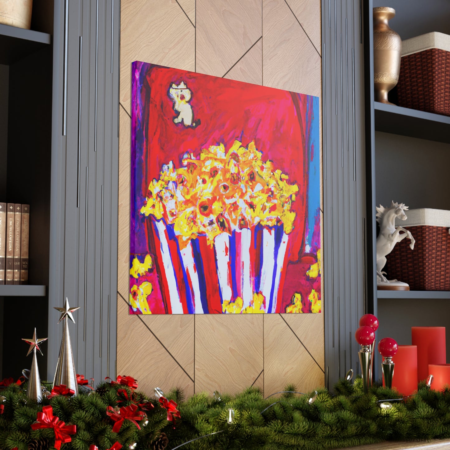 "Popcorn in Abstraction" - Canvas