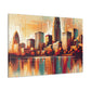 "Vibrant Urban Southern Melody" - Canvas