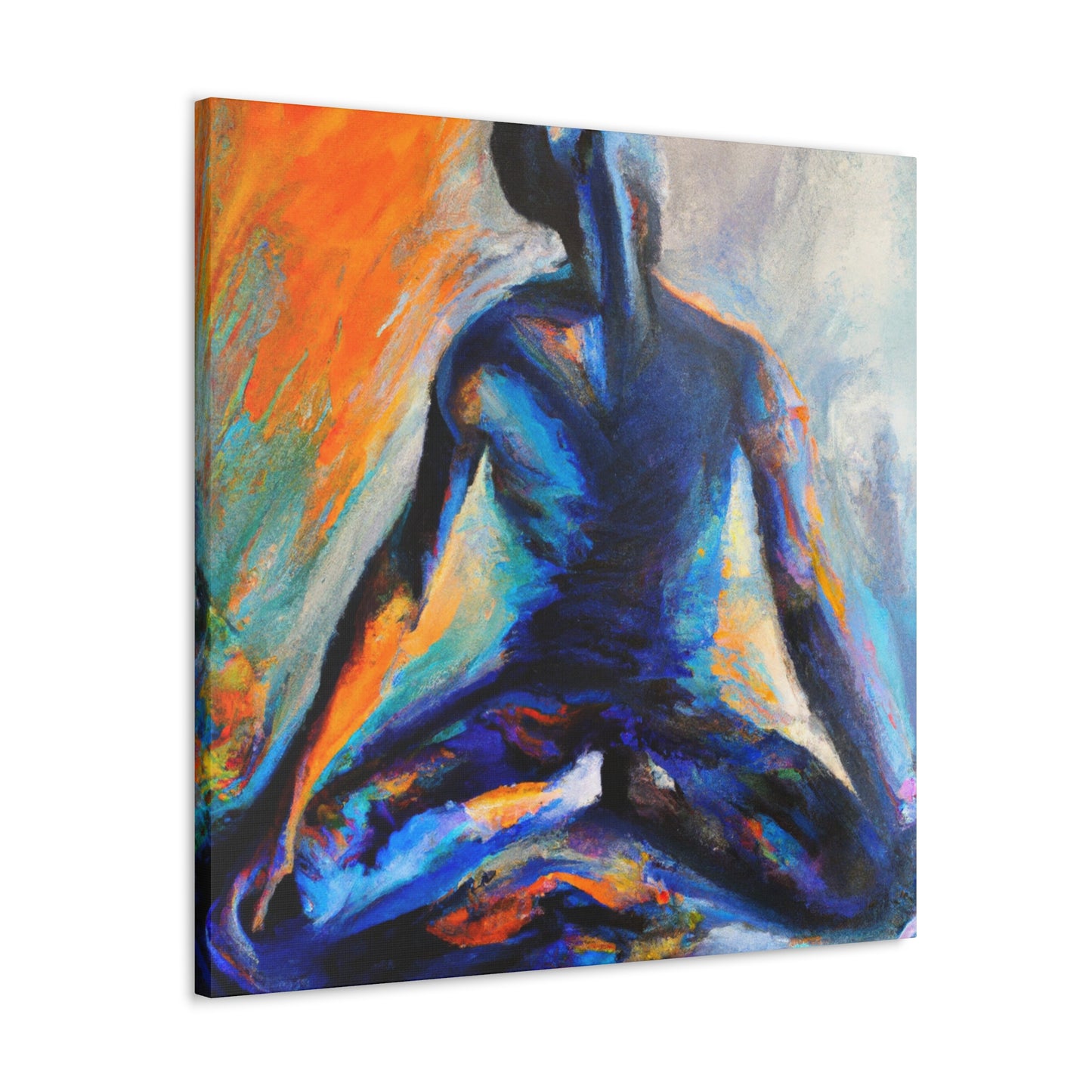 Yoga in Contemplation. - Canvas