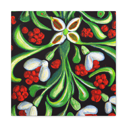 "Mistletoe in Wintertime" - Canvas