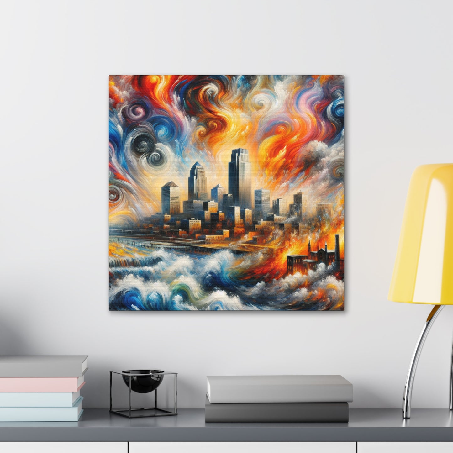 "Apocalyptic Urban Resurgence" - Canvas