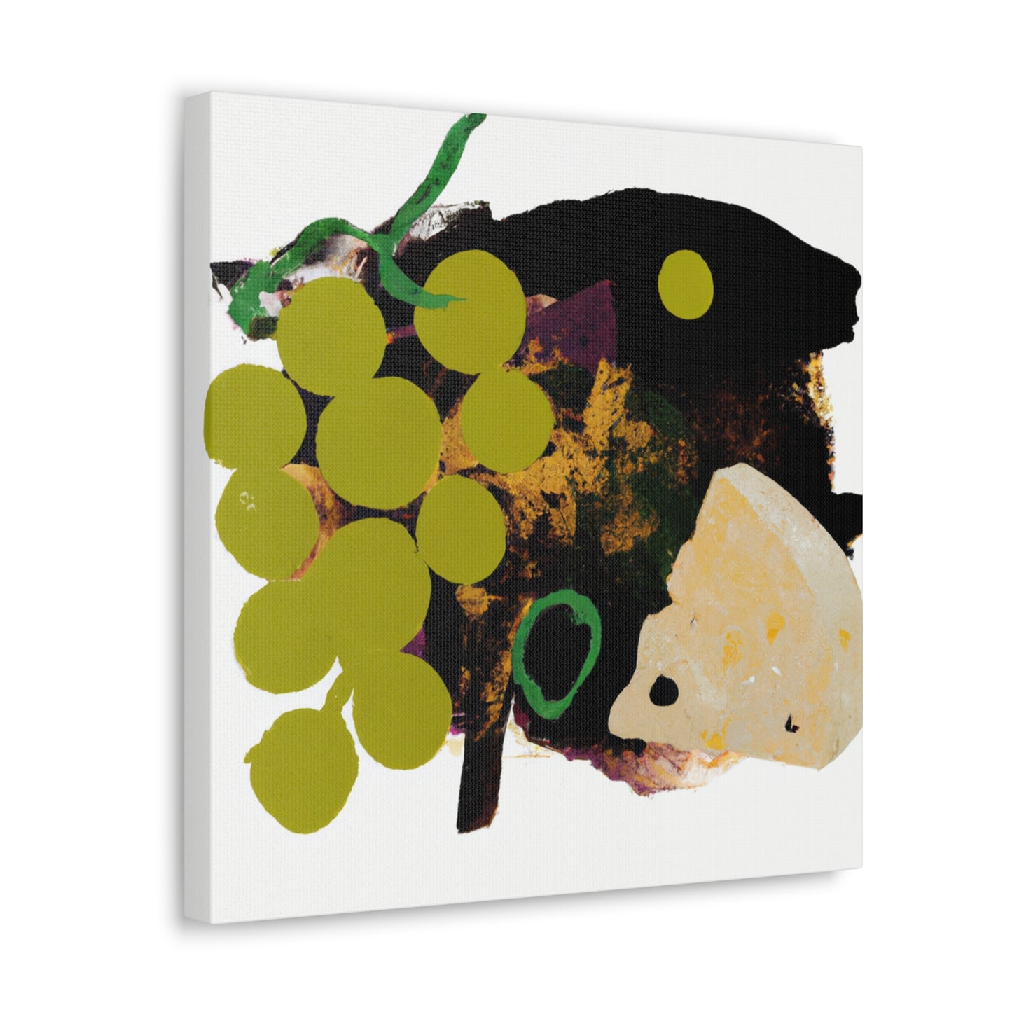 Cheese and Grapes Vivant - Canvas