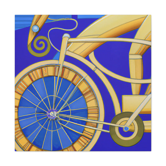 Racing Bicycle Sunset - Canvas