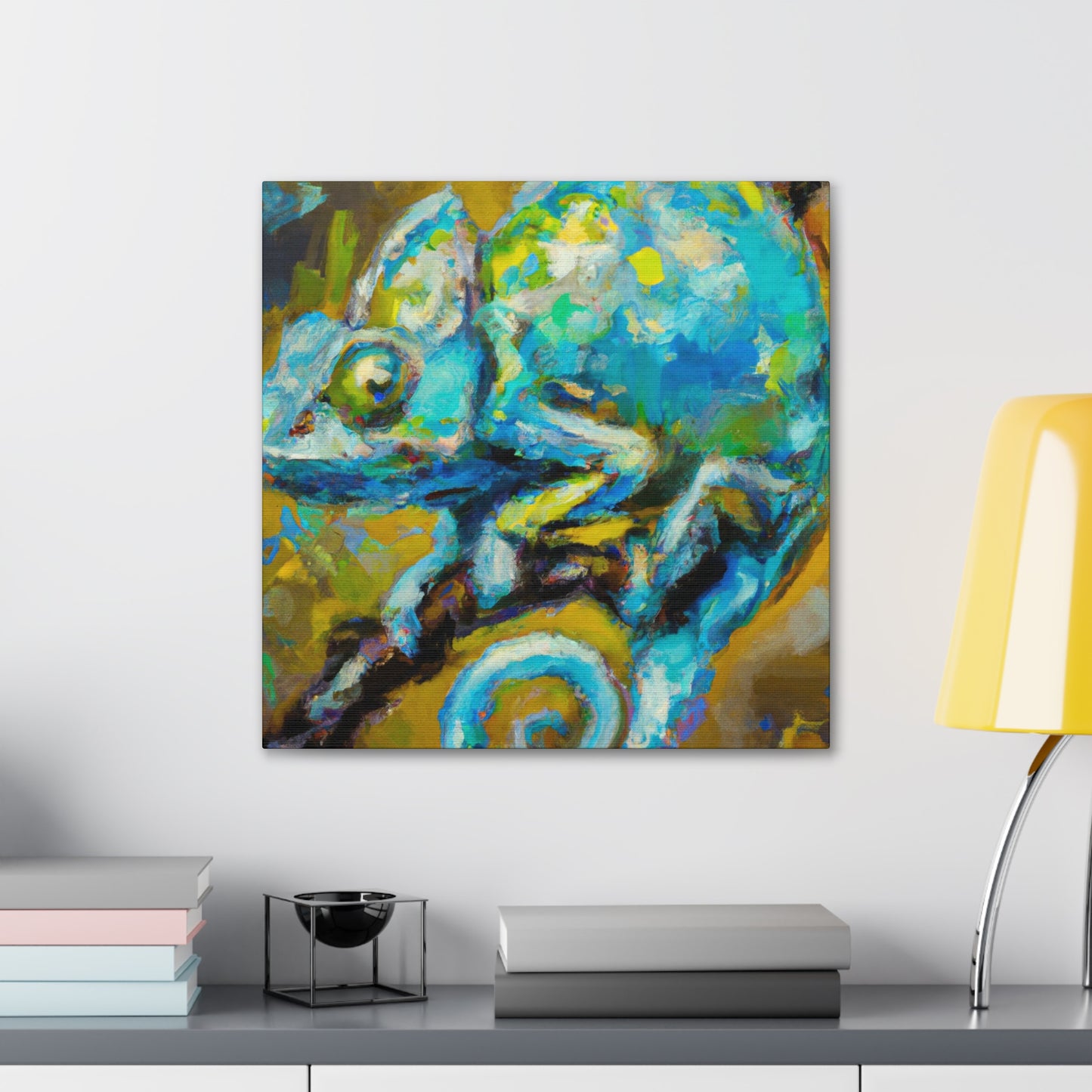 Veiled Chameleon Glory - Canvas