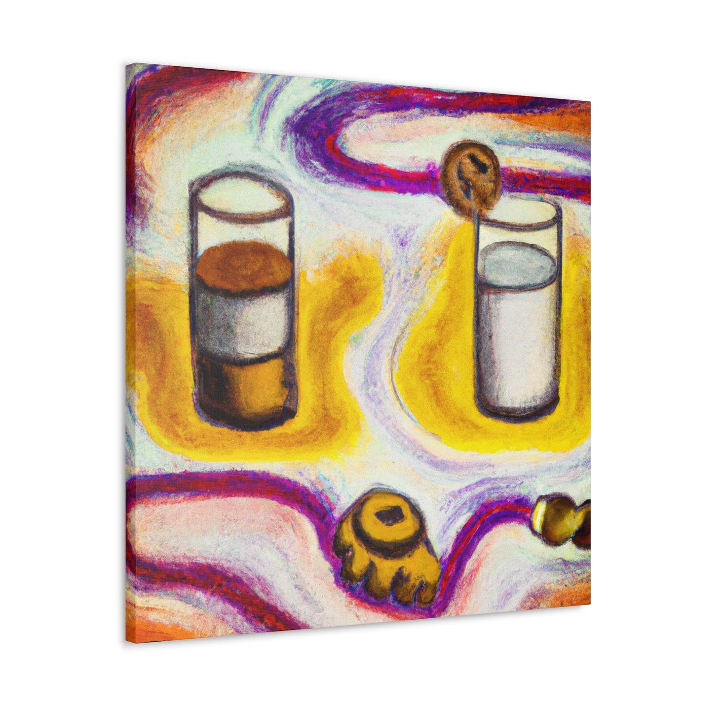 Milk and Cookies Joy - Canvas