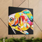 "Killifish Art Deco Dream" - Canvas