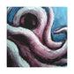 Octopus in Abstract Space - Canvas